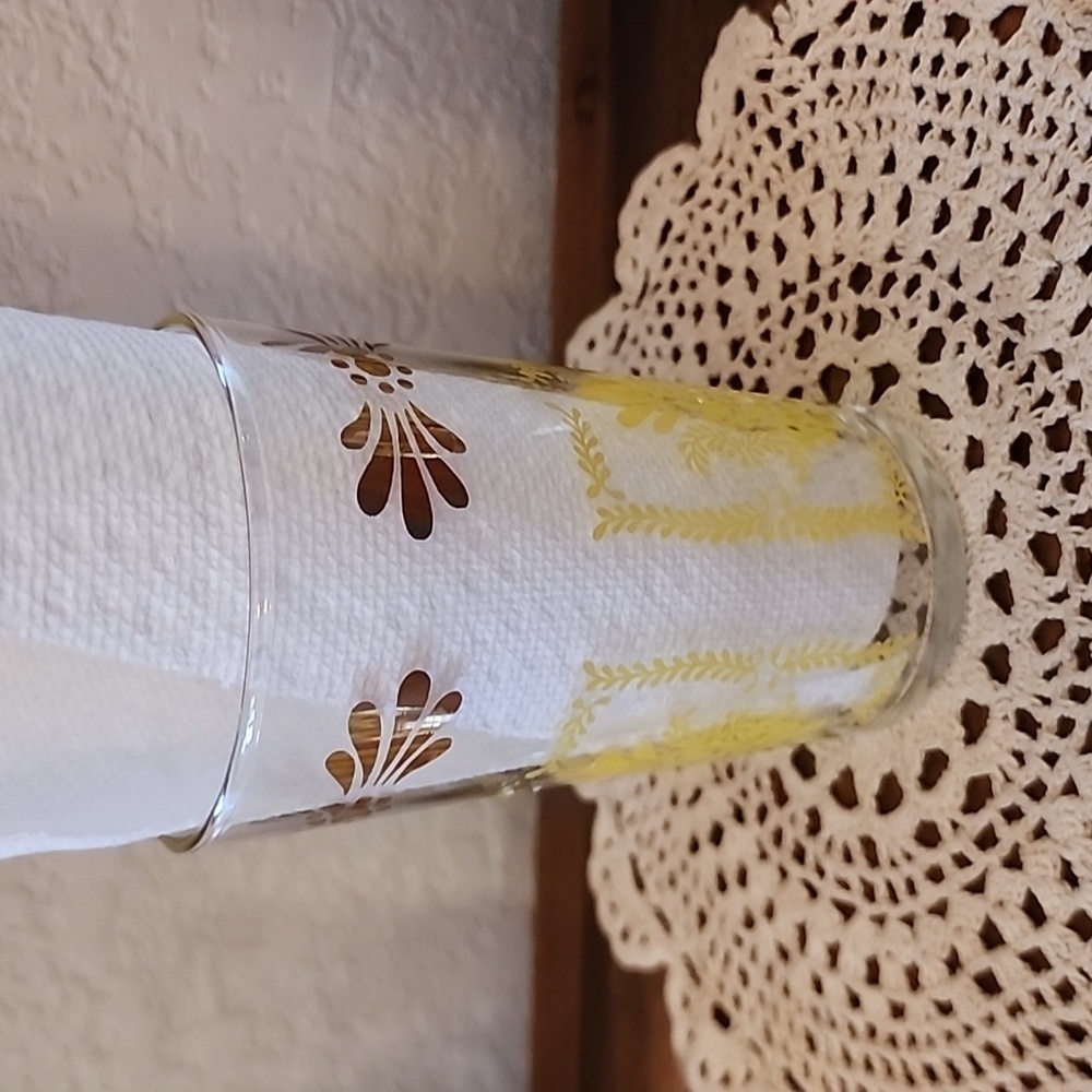 Anchor Hocking MCM Tumblers Barware Gold & Yellow - Picture 5 of 8